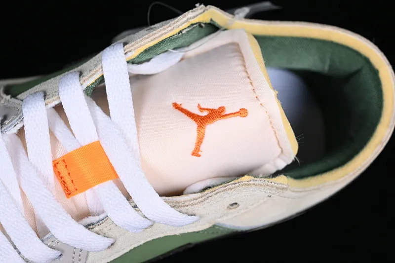 All categories Air Jordan Jordan series basketball shoes Air Jordan 1 Low Z version Air Jordan 1 Low OG EX "Tech Grey" AJ1 Joe 1 gray green retro culture and leisure sports sneakers FD6819-300
